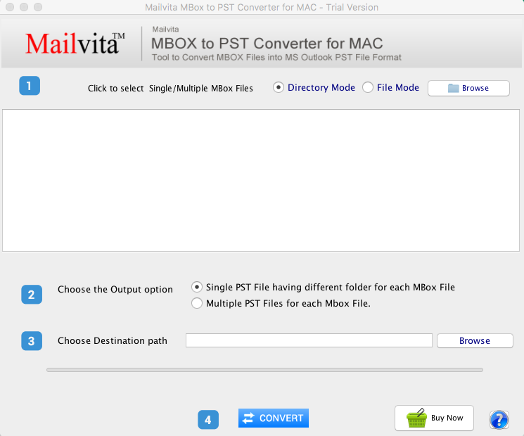 ToolsCrunch Mac MBOX to PST Converter