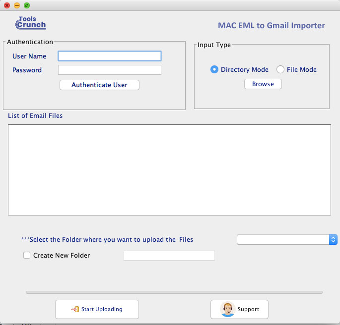 mac eml to gmail importer, import mac eml to gmail, convert eml to gmail, export eml to gmail file, export eml file to gmail