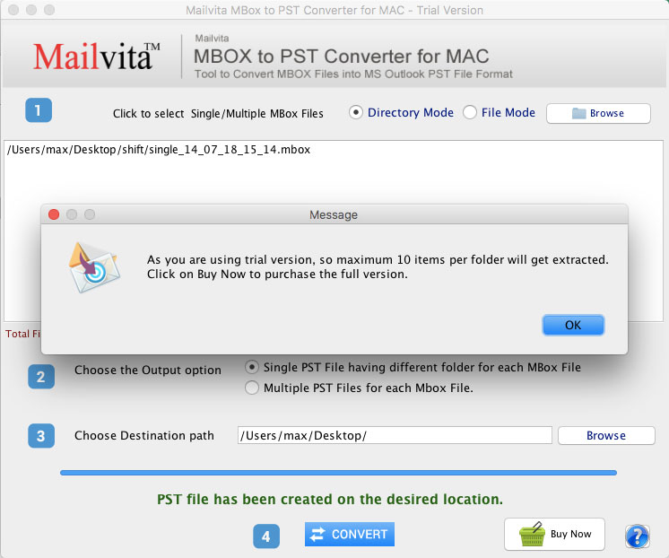 Convert Apple mail to PST for mac